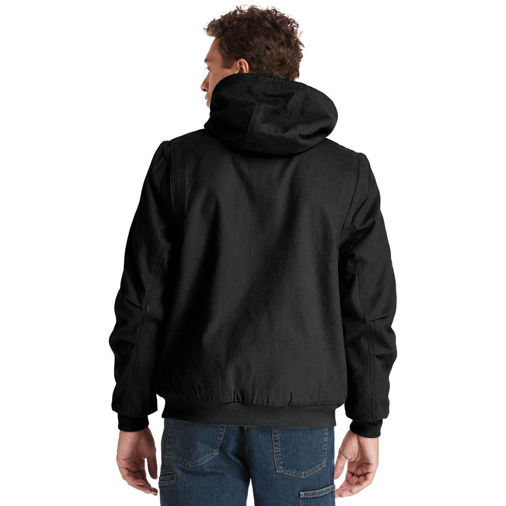 Chaquetas Timberland Hombre Pro® Gritman Lined, Sin Capucha Lona Negras - Chile VAI-924067